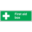 First Aid Box Location Signs