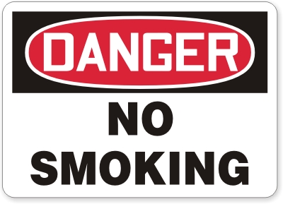 No Smoking Signs