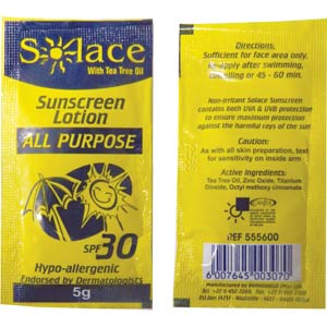 Sun Cream Sachets