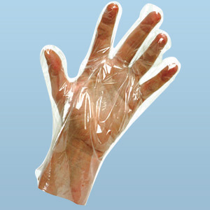 Polythene Gloves - Flat Packed
