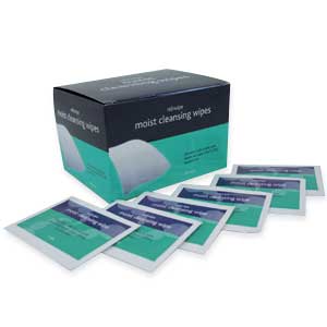 Sterile Saline Moist Cleansing Wipes