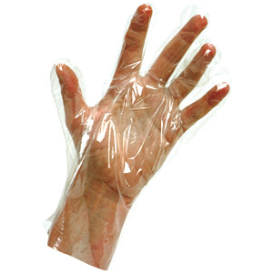 Polythene Gloves - Flat Packed