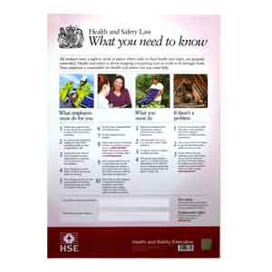 Health & Safety Law Poster