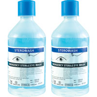Sterile Saline Eyewash Bottles