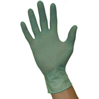 Green Lano-E Latex Powder Free Gloves