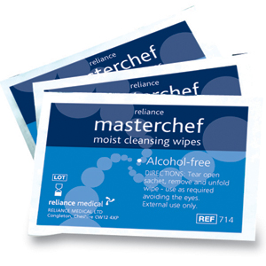 Blue Alcohol Free Moist Cleansing wipes 