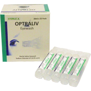 Sterile Saline Eyewash Pods