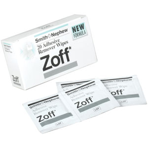 Zoff Adhesive Remover Wipes