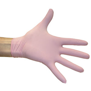Pink Nitrile Gloves