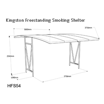Kingston Freestanding Waiting Shelter