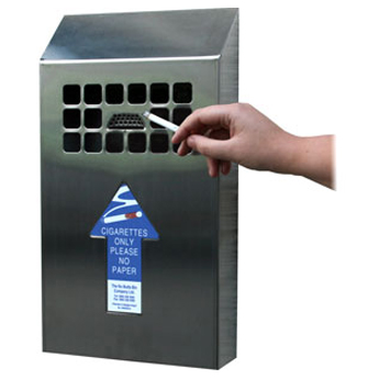Original No Butts� Cigarette Bin