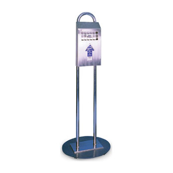 No Butts� Cigarette Bin on Stand