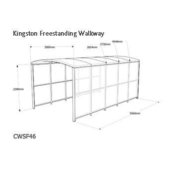 Kingston Freestanding Walkway