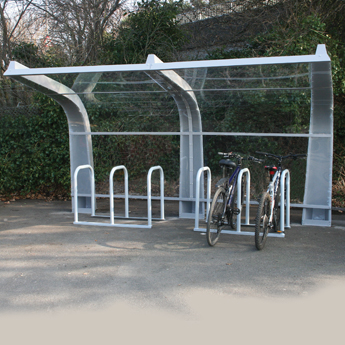 Portland Cantilever Cycle Shelter 
