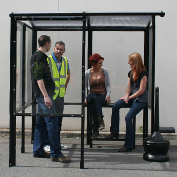 Corfe 4-sided Smoking Shelter